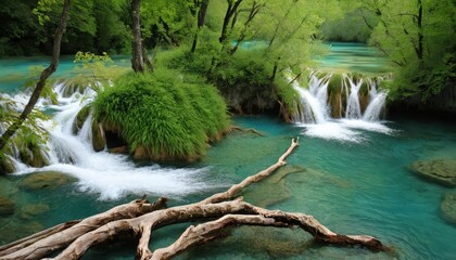 Canvas Print -  Enchanted Waters  A Natural Wonderland