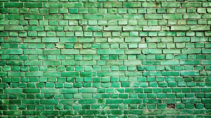 weathered green brick wall with textured surface , vintage, aged, background, weathered, rough, grun