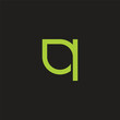 © ismanto - letter q simple geometric leaf shape logo vector