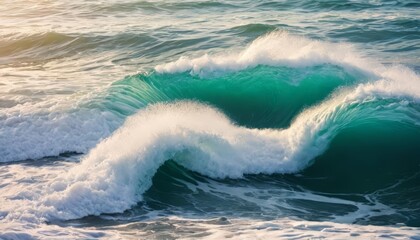 Canvas Print -  Powerful ocean wave perfect for adventure or tranquility