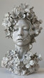 © Creative Valley - Breast Cancer Awareness Sculpture of a Woman with Flowers