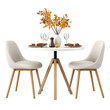 © Sariyono - Elegant dining table setup with decorative flowers and tableware, perfect for cozy meals and gatherings