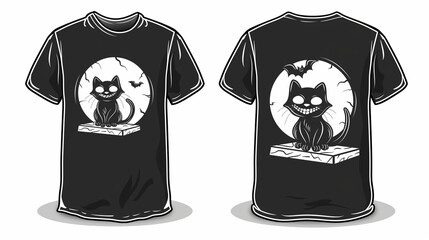 t shirt design for halloween concept