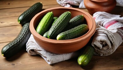  Freshly harvested cucumbers ready for the market