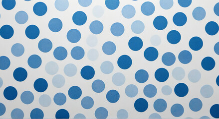 Wall Mural - seamless pattern with blue dots