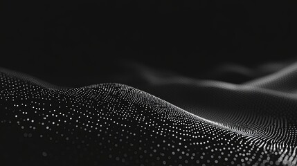 A black background with a lot of dots. The background is very dark and the dots are very small. Generative ai
