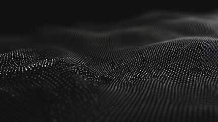 A black background with a lot of dots. The background is very dark and the dots are very small. Generative ai