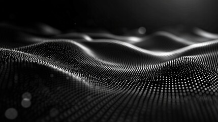A black background with a lot of dots. The background is very dark and the dots are very small. Generative ai