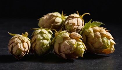 Sticker -  Freshly harvested hop cones ready for brewing