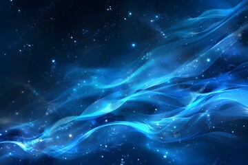 abstract blue galaxy