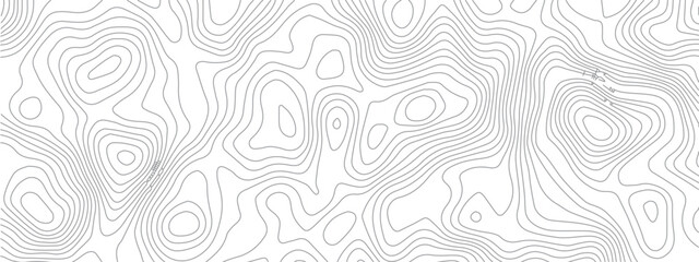 Wall Mural - Abstract pattern with lines seamless pattern and topography.  sea map and mounted map area space geometrics line technology topo landscape grid map discovery area. Modern design white background.