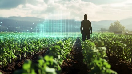 A virtual digital twin system providing real time insights and data analytics for precision agriculture and sustainable optimization of farming copy space for additional information