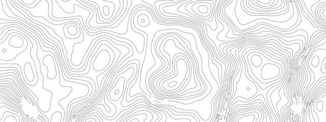 Wall Mural - Abstract pattern with lines seamless pattern and topography.  sea map and mounted map area space geometrics line technology topo landscape grid map discovery area. Modern design white background.
