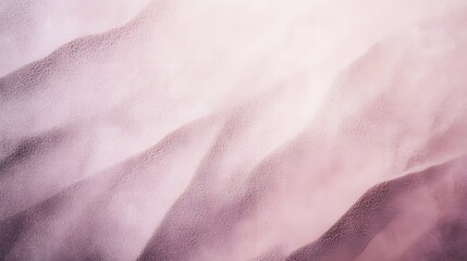 Wall Mural - a subtle and abstract texture of soft, undulating waves in pastel pink tones.