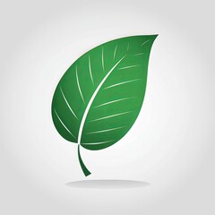 Sticker - Minimalist vector illustration leaf