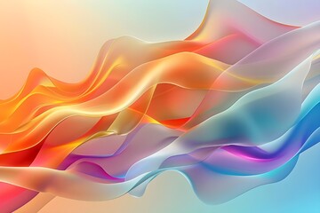 Wall Mural - Abstract Flowing Colors