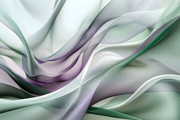 Wall Mural - Abstract Flowing Fabric Texture