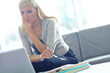 © ReeseBuyout2/peopleimages.com - Business, thinking and woman with laptop, glasses and connection with research, website info and ideas. Planning, employee and consultant with pc, risk management and compliance policy with proposal