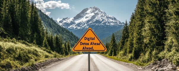 Wall Mural - a road sign reading 
