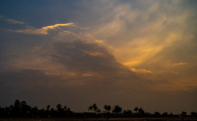 sky with clouds