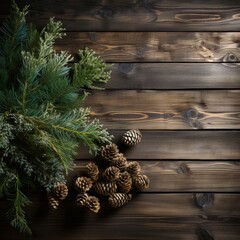 Rustic Pine Wood Surface Viewed from Above in High Resolution