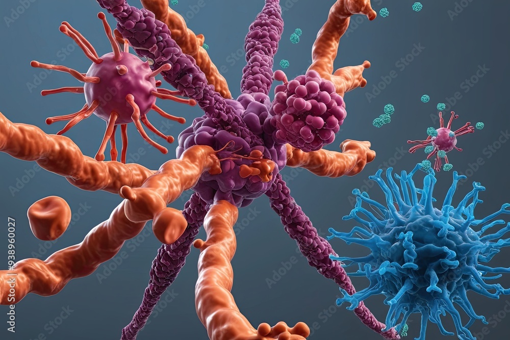 3D Representation of Protein Dynamics and Cellular Mechanisms in ...