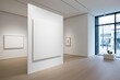 © Michael - Spacious White Canvas in Bright Gallery for Minimalist Modern Art Exhibition