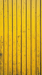 Canvas Print - Textured Yellow Vertical Panels with Grunge Accents