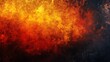 © Khalida - Abstract background with a gradient of black brown orange and yellow colors Features spots and a burn effect evoking fire or a creepy horror concept The texture includes light glow