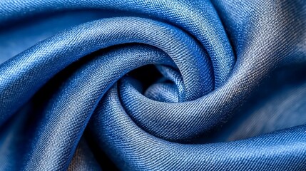Poster - Blue Fabric Texture.