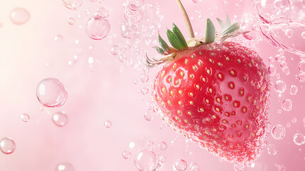 Wall Mural - Fresh strawberries