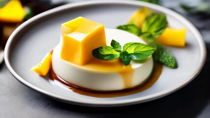 Sticker -  Delicious dessert with a twist of citrus and a hint of mint