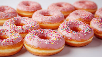 Sticker - donuts on a plate