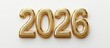 © myAstock - Golden 2026 text New Year's Celebration