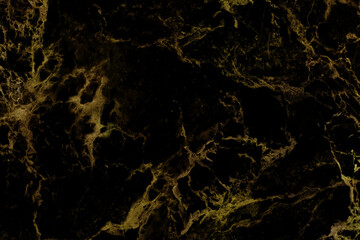 Wall Mural - Gold and Black marble patterned texture background.