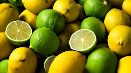 Poster -  Fresh citrus fruits vibrant and ripe