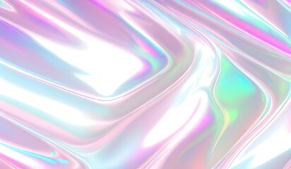 Holographic background seamless trendy iridescent light foil texture. Soft holographic pastel unicorn marble background pattern. Modern pearlescent blurry abstract swirl illustration.	
