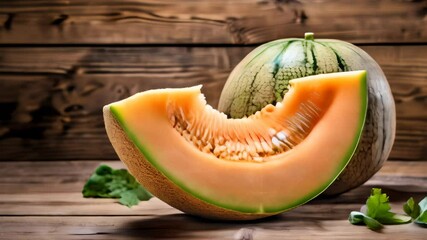 Poster -  Freshly sliced watermelon ready to be enjoyed