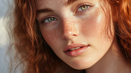 Canvas Print - natural beauty and glowing skin