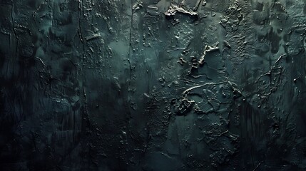 Canvas Print - A textured dark surface with intricate patterns and a mix of colors, creating a moody atmosphere.