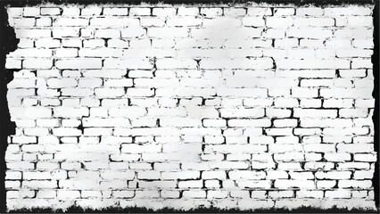 Brick wall background. Distress brick wall overlay texture. Grunge Background. Black and white brick wall background. 