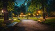 © AgungRikhi - Evening Serenity in a Park