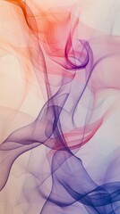 Poster - pastel soft abstract background with waves.