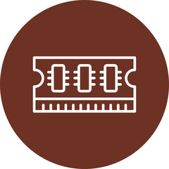 Ram Memory Vector Icon Design