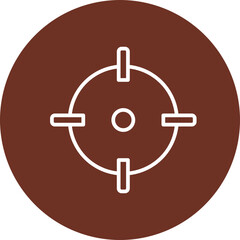 Sticker - Target Vector Icon Design