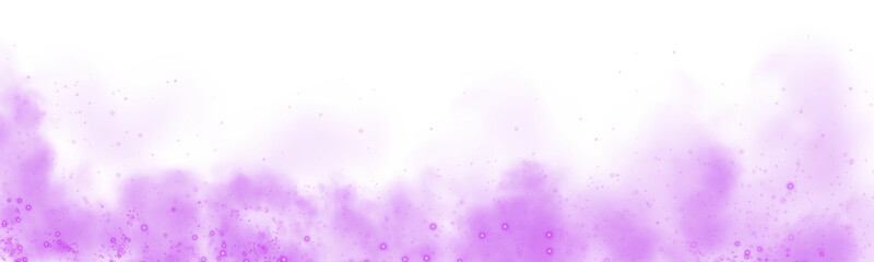 fantastic purple smoke background. magic purple smoke with glitter and small particles of twinkling 