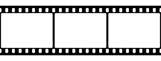 film strip frame. cinema tape. photo negative, filmstrip. movie black seamless vector illustration o
