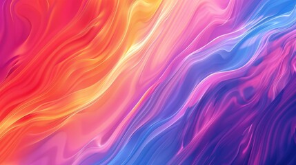 Wall Mural - gradient, abstract, colorful, background, wallpaper, texture, digital, art, design, pattern, vibrant