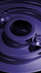 Wall Mural - pink and purple background made in 3d format. design. a toy rotating maze with playing circles.