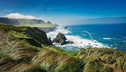 Wall Mural - cliffs of moher at sunset